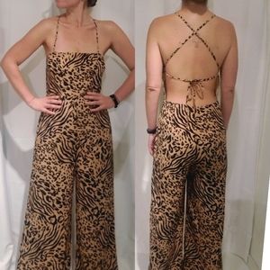 Forever 21 cheetah romper